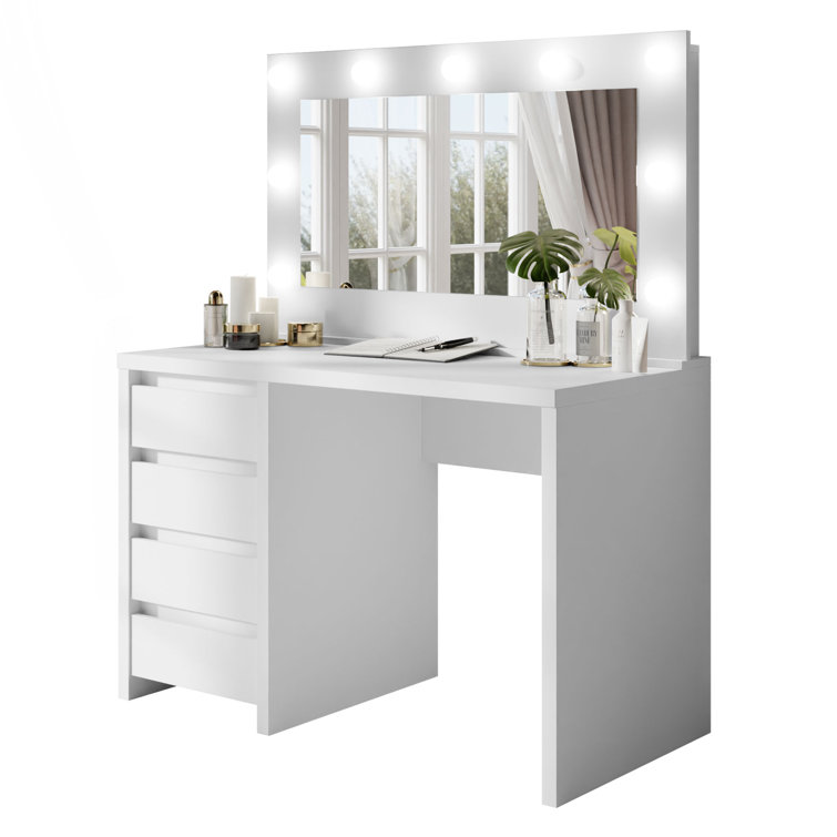 Dressing table with mirror shop wayfair